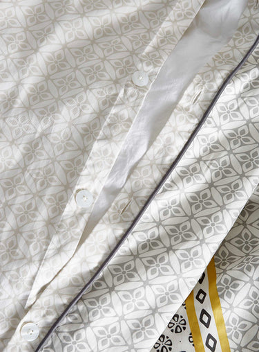 Maximalist stripe duvet cover set